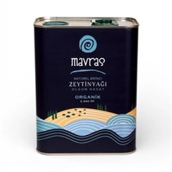 Organik Natürel Birinci Zeytinyağı, Soğuk Sıkım (2 lt) Mavras
