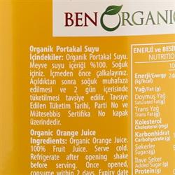 Organik Portakal Suyu (946 ml) Benorganic
