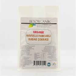 Organik Pancarlı Havuçlu Bal Kabağı Çorbası (160 gr) Beyorganik(Pestisit ve Aflatoksin Analizli)