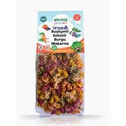 Organik Ruşeymli Sebzeli Burgu Makarna (250 gr) Ekoloji Market görseli.