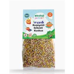 Organik Ruşeymli Sebzeli Kuskus (250 gr) Ekoloji Market görseli.