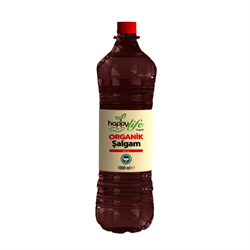 Organik Şalgam Suyu Acılı (1000 gr) Happy Life