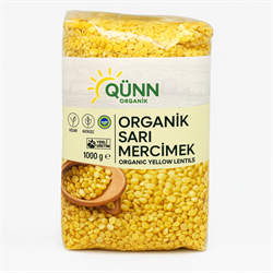 Organik Sarı Mercimek (1000 GR ) Qünn görseli.