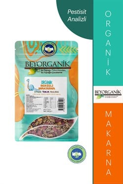 Organik Sebzeli Çocuk Makarna %35 Sebzeli Ispanak Pancar Balkabak +8ay (240gr) Beyorganik(Pestisit ve Aflatoksin Analizli)