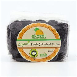 Organik Siyah Kuru Üzüm (250 gr), Ekozel görseli.