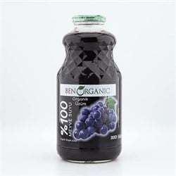 Organik Siyah Üzüm Suyu (946 ml) Benorganic görseli.
