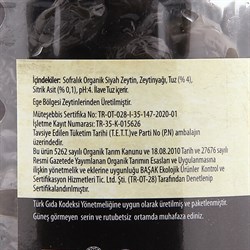 Organik Siyah Zeytin (420 gr) Egenin
