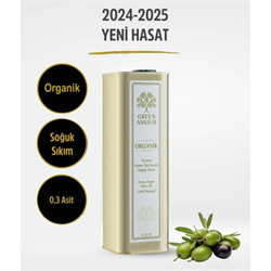 Organik  Soğuk Sıkım Sızma Zeytinyağı  (2 litre  ) Green Amour