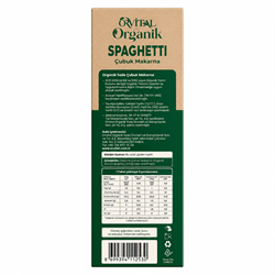 Organik Spagetti Makarna, 500 gr (Orvital)