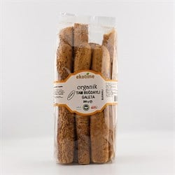 Organik Tam Buğdaylı (Susamlı) Galeta (200 gr) Ekotime görseli.