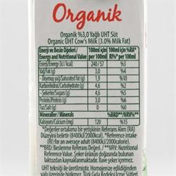 Organik Süt (200 ml) Pınar