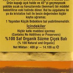 Organik Süzme Çiçek Balı (400 gr), Saff1011