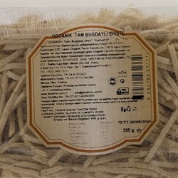 Organik Tam Buğday Erişte (350 gr) Ekotime