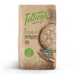 Organik Tam Buğday Unu (1 kg) Tellioğlu görseli.