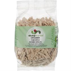 Organik Tam Siyez Erişte (400 gr) Ekoloji Market görseli.