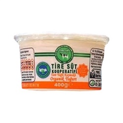Organik Tam Yağlı Yoğurt (400 gr) Tire Süt Koop.