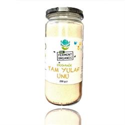 Organik Tam Yulaf Unu, Cam (200 gr) Beferment görseli.