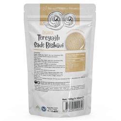 Organik Tereyağlı Sade Bisküvi (100 gr) OG