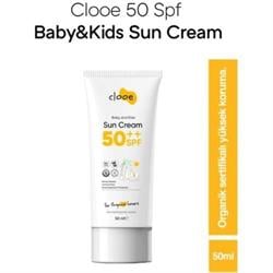 Organik Vegan Hipoalerjenik Glutensiz 50 Spf Güneş Kremi (50ML) Clooe