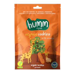 Organik Vegan Portakallı Kurabiye (55 gr) Humm