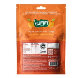 Organik Vegan Portakallı Kurabiye (55 gr) Humm