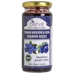 Organik Yaban Mersini & Erik Reçeli (260 gr) Berva