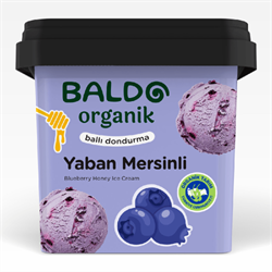 Organik Yaban Mersinli Dondurma (400 gr) Baldo