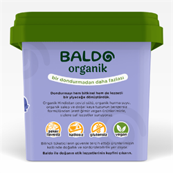 Organik Yaban Mersinli Vegan Dondurma (400 gr) Baldo