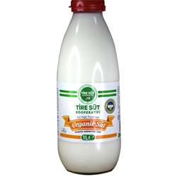 Organik Yağlı Süt (1 litre) Tire Süt.