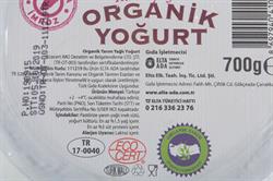 Organik Yarım Yağlı Yoğurt (600 gr) Ada