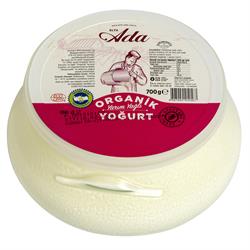 Organik Yarım Yağlı Yoğurt (600 gr) Ada