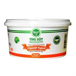 Organik Yoğurt (750 gr) Tire Süt Koop. görseli.