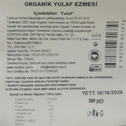 Organik Yulaf Ezmesi (500 gr) Ekotime
