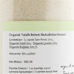 Organik Yulaflı Bebek Muhallebi Karışımı (300 gr) OG