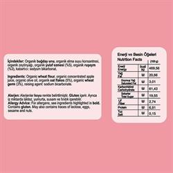 Organik Yulaflı Ruşeymli Çocuk Bisküvisi (50 gr) Monn Bio