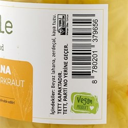 Sauerkraut - Zerdeçallı Ekşi Lahana (580 gr) Jungle