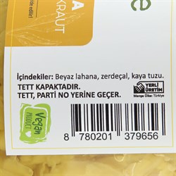 Sauerkraut - Zerdeçallı Ekşi Lahana (580 gr) Jungle