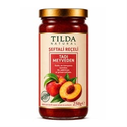 Şeftali Reçeli %80 Meyve (250 gr) Tilda