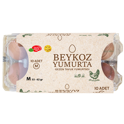 Serbest Gezen Tavuk Yumurtası(10lu paket) Beykoz Yumurta