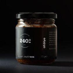 Siyah Zeytin Sos (170 gr) 240Derece görseli.