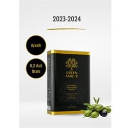 Soğuk Sıkım, Ayvalık 0,2 Asit Naturel Sızma Zeytinyağı (3 litre) Green Amour görseli.