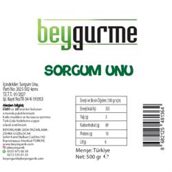 Sorgum Unu (500gr) Beygurme