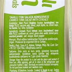 Tahıllı Ton Balığı (160 gr) Sasu