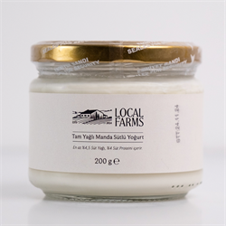 Tam Yağlı Manda Yoğurdu (200 gr) Local Farms görseli.