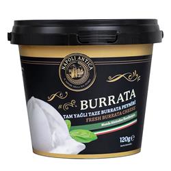 Taze Burrata Manda Peyniri (120 gr) Napoli Antica görseli.
