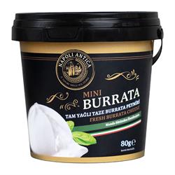 Taze Burrata Manda Peyniri (80 gr) Napoli Antica görseli.