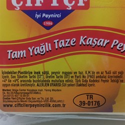 Taze Kaşar (500 gr) Çiftçi Trakya
