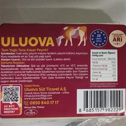 Taze Kaşar Peyniri (500 gr) Uluova