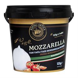 Taze Mozzarella Manda Peyniri (125 gr) Napoli Antica görseli.