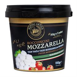 Taze Mozzarella Manda Peyniri (50 grx3 adet) 150gr Napoli Antica görseli.